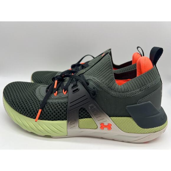 Under Armour Project Rock 4 Mana Training 3025940-304 Green Men Size 12. - Picture 2 of 12